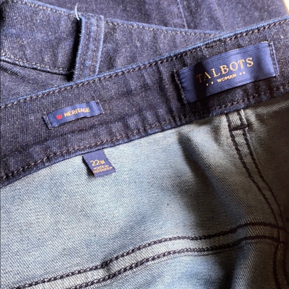 NWOT Talbots Heritage Fit Denim - Picture 4 of 5